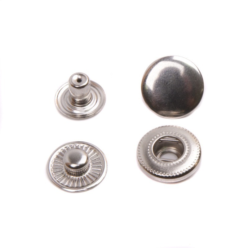 Кнопка L-15 цв никель нерж 15мм (уп ок.72шт) Veritas0