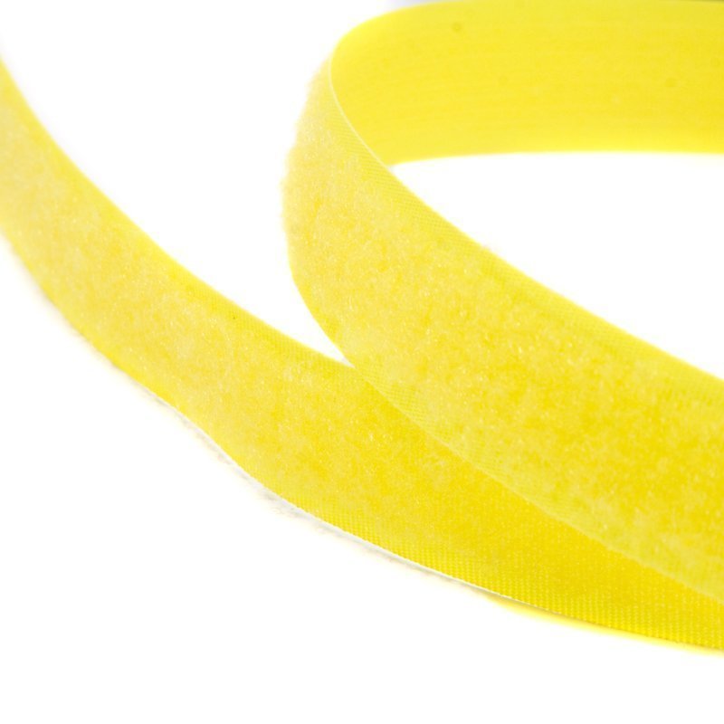 Лента контакт цв желтый яркий 20мм (боб 25м) S-131 B Veritas1