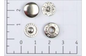 кнопка l-10 цв никель сталь 9.5мм (уп ок.1440шт) k-38 strong купить по цене 1.43 руб - в интернет-магазине Веллтекс | Брянск
