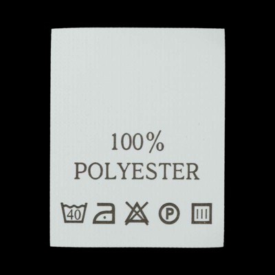 С102ПБ 100%Polyester - составник - белый (уп 200 шт.)0