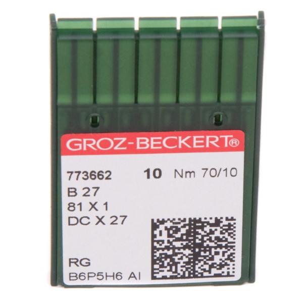 Иглы GROZ-BECKERT DCx27 №70 (уп.10шт.)0