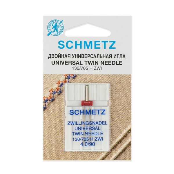 Иглы SCHMETZ 130/705H ZWI двойные №90/4.0 (уп. 1шт.)0