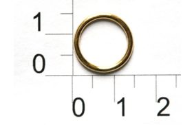 кольцо металл d=12мм 1200н золото (упаковка 1000 штук) купить по 2538.95 - в интернет - магазине Веллтекс | Брянск
.
