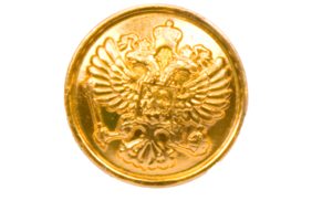 пуговицы герб рф 14 мм золото (уп.100шт) купить по 10.5 - в интернет - магазине Веллтекс | Брянск
.