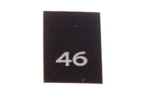 р046пч 46 - размерник - черный (уп.200 шт) купить по цене 120 руб - в интернет-магазине Веллтекс | Брянск
