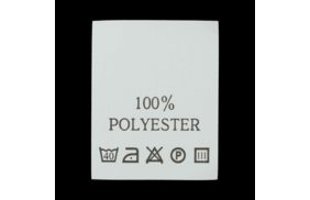 с102пб 100%polyester - составник - белый (уп 200 шт.) купить по цене 150 руб - в интернет-магазине Веллтекс | Брянск
